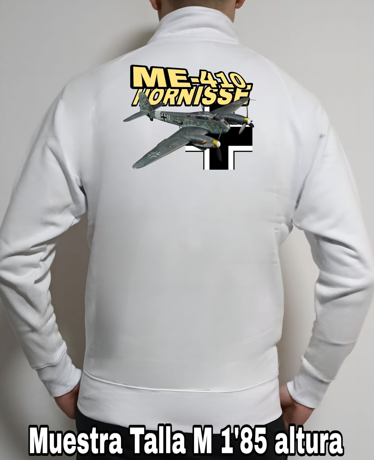 Sudadera cremallera Messerschmitt ME-410 Hornisse nº 1