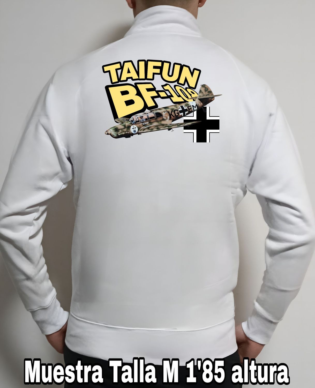 Sudadera cremallera Messerschmitt BF-108 Taifun nº 2