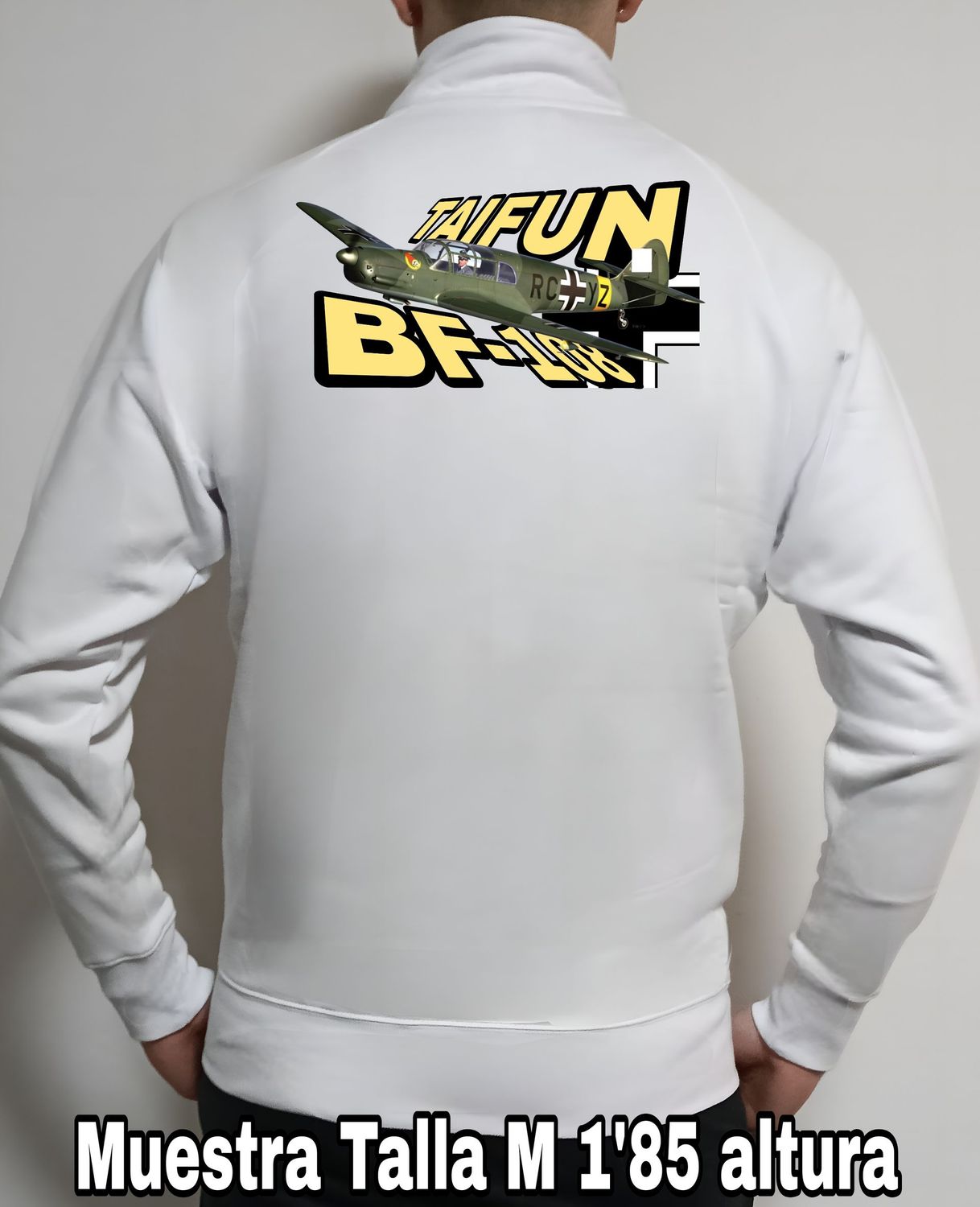Sudadera cremallera Messerschmitt BF-108 Taifun nº 4