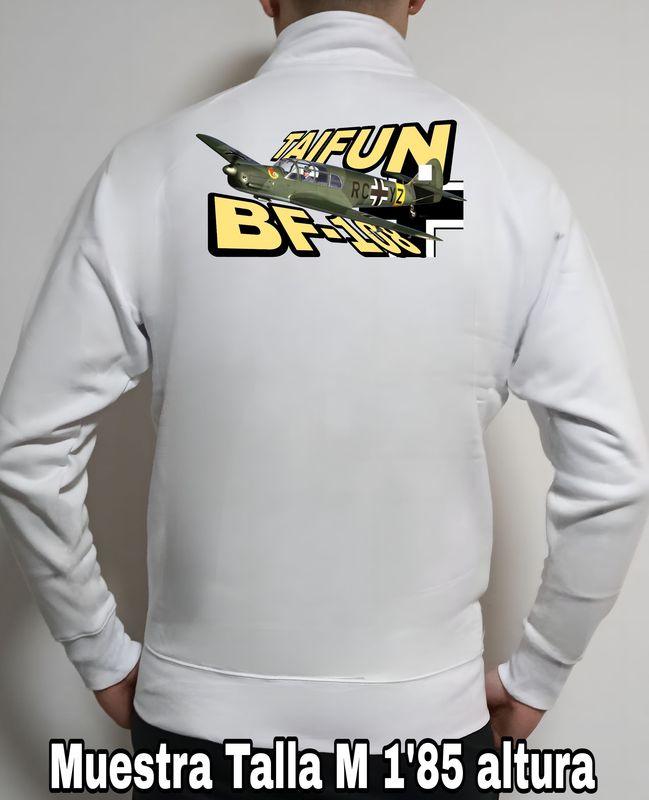 Sudadera cremallera Messerschmitt BF-108 Taifun nº 4