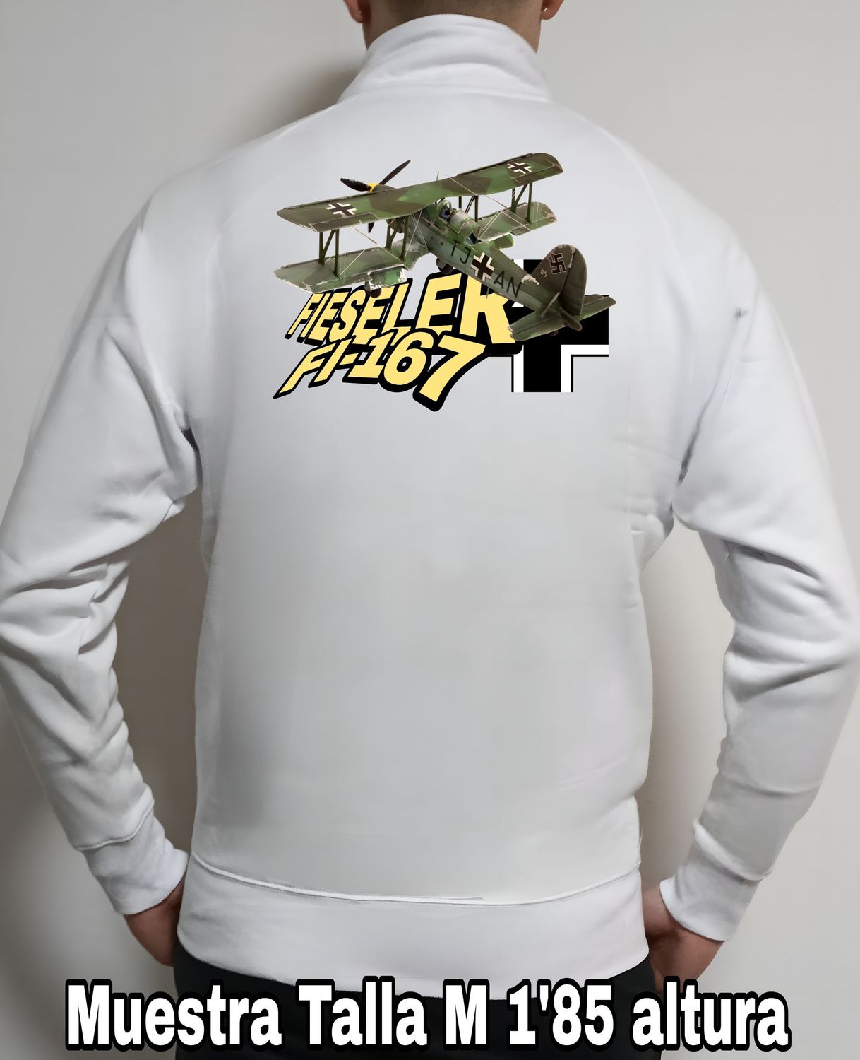 Sudadera cremallera Fieseler FI-167 nº 4