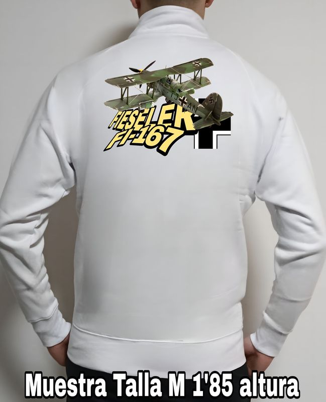 Sudadera cremallera Fieseler FI-167 nº 4