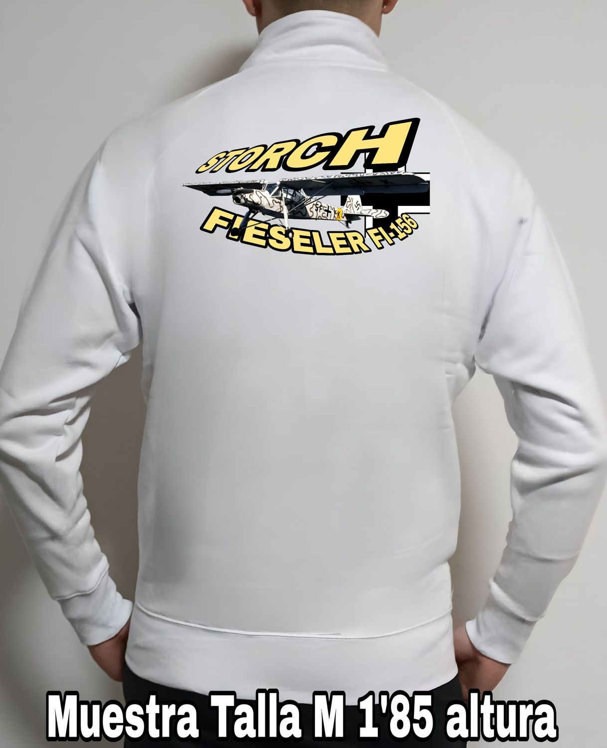 Sudadera cremallera Fieseler FI-156 Storch nº 4