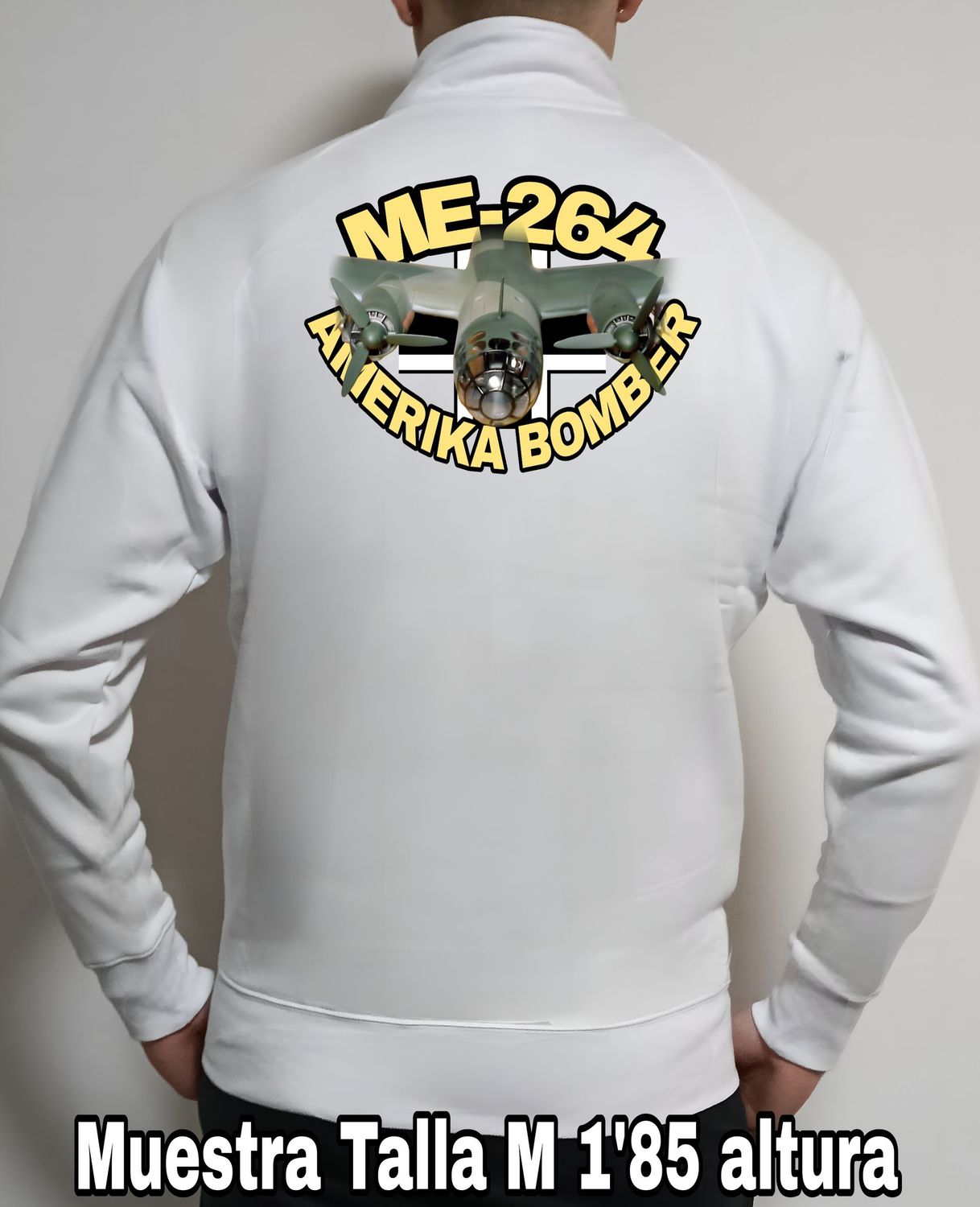 Sudadera cremallera Messerschmitt ME-264 Amerika Bomber nº 2