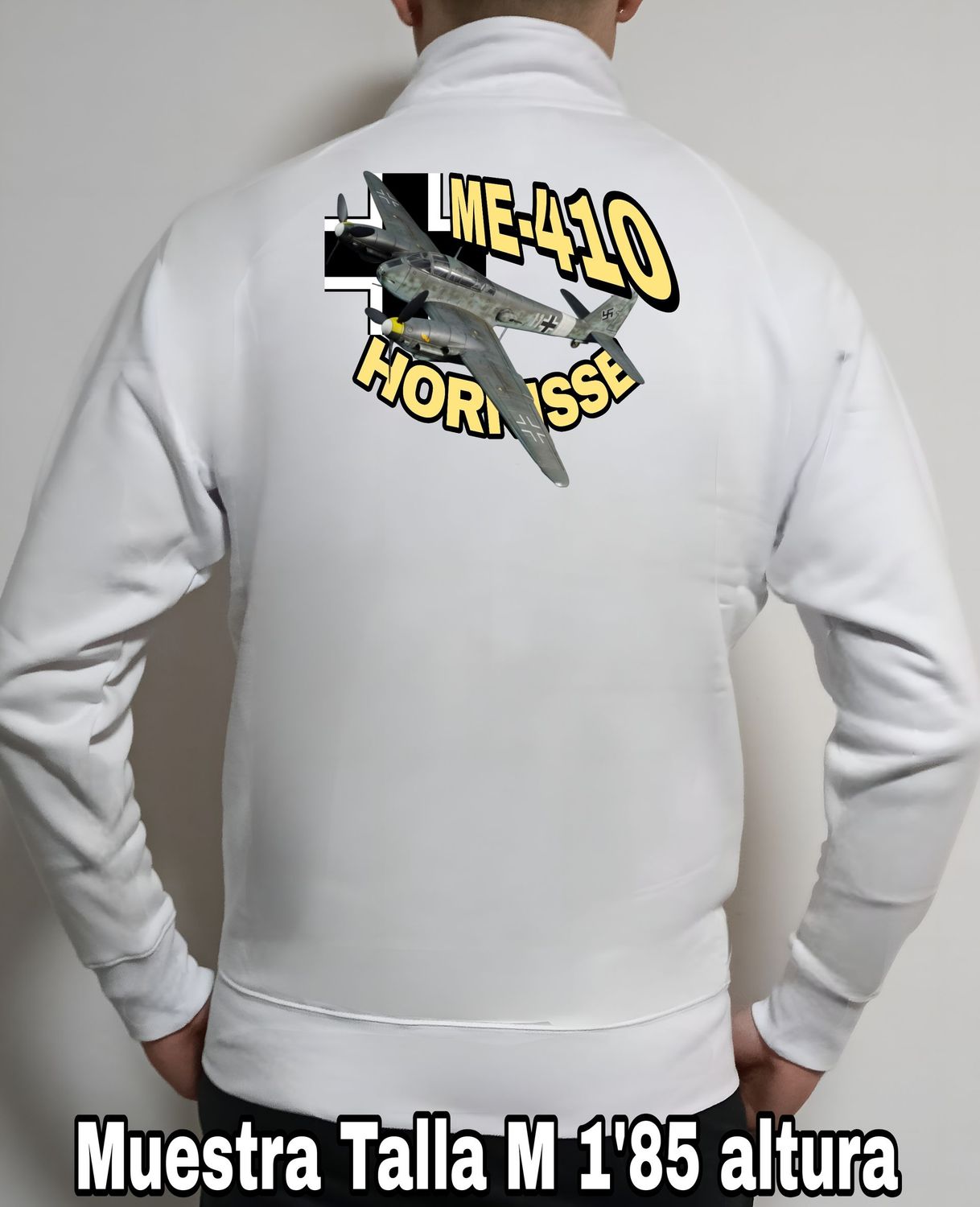 Sudadera cremallera Messerschmitt ME-410 Hornisse nº 3