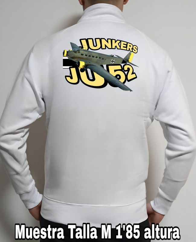 Sudadera cremallera Junkers JU-52 nº 3