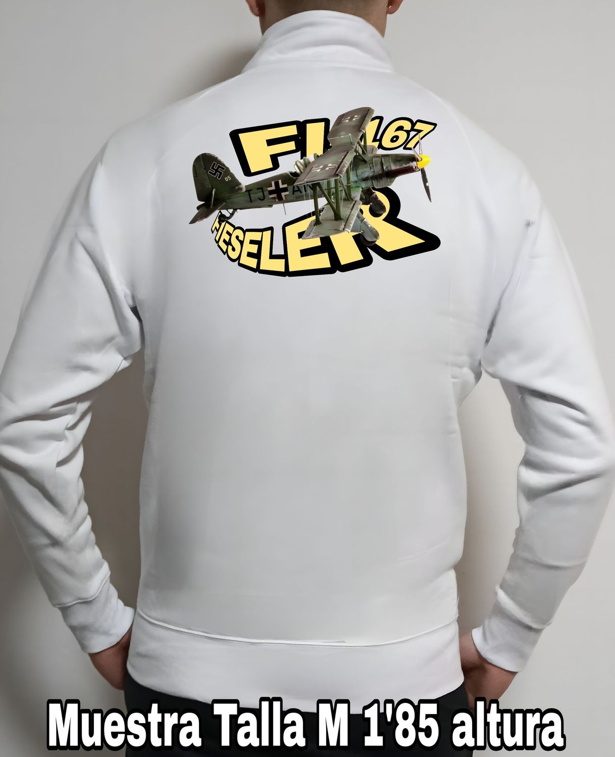 Sudadera cremallera Fieseler FI-167 nº 2