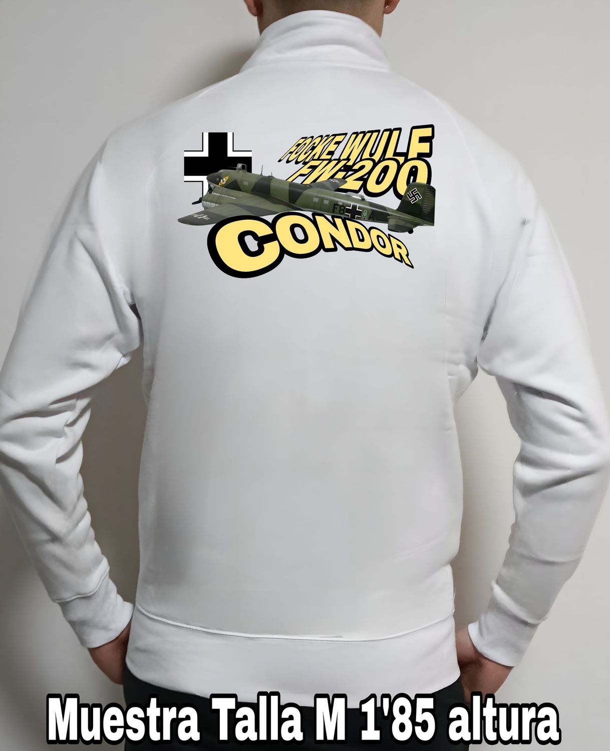 Sudadera cremallera FOCKE Wulf FW-200 Condor nº 1
