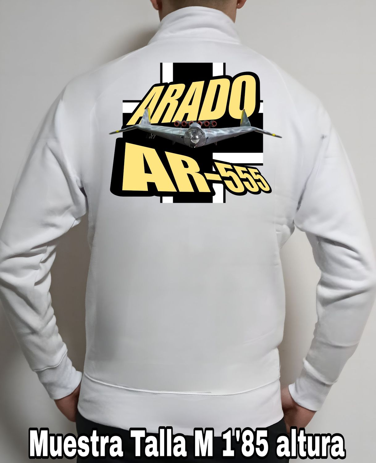 Sudadera cremallera Arado AR-555 nº 1