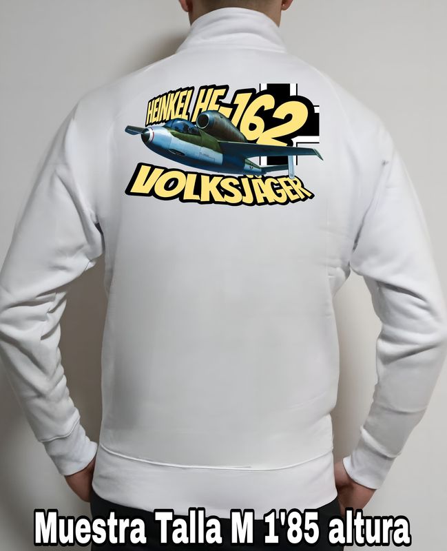 Sudadera cremallera Heinkel He-162 VolksJäger nº 1 Sudadera cremallera Heinkel He-162 VolksJäger nº 1