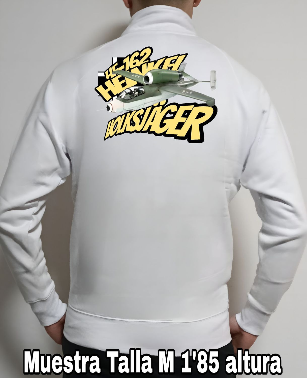 Sudadera cremallera Heinkel He-162 VolksJäger nº 2