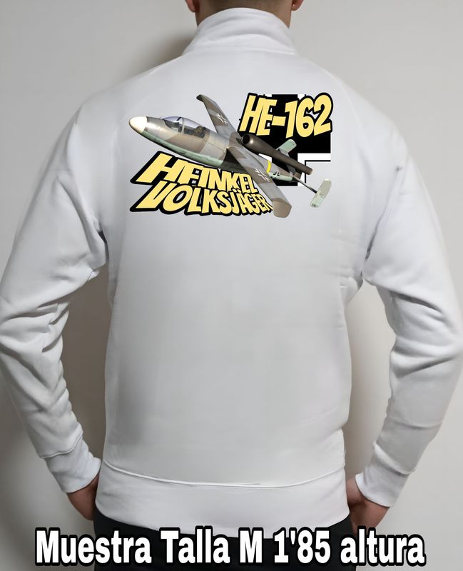 Sudadera cremallera Heinkel He-162 VolksJäger nº 3 Sudadera cremallera Heinkel He-162 VolksJäger nº 3