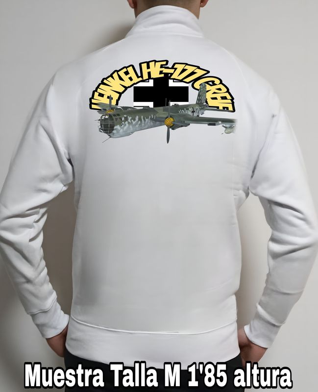 Sudadera cremallera Heinkel He-177 Greif nº 4 Sudadera cremallera Heinkel He-177 Greif nº 4