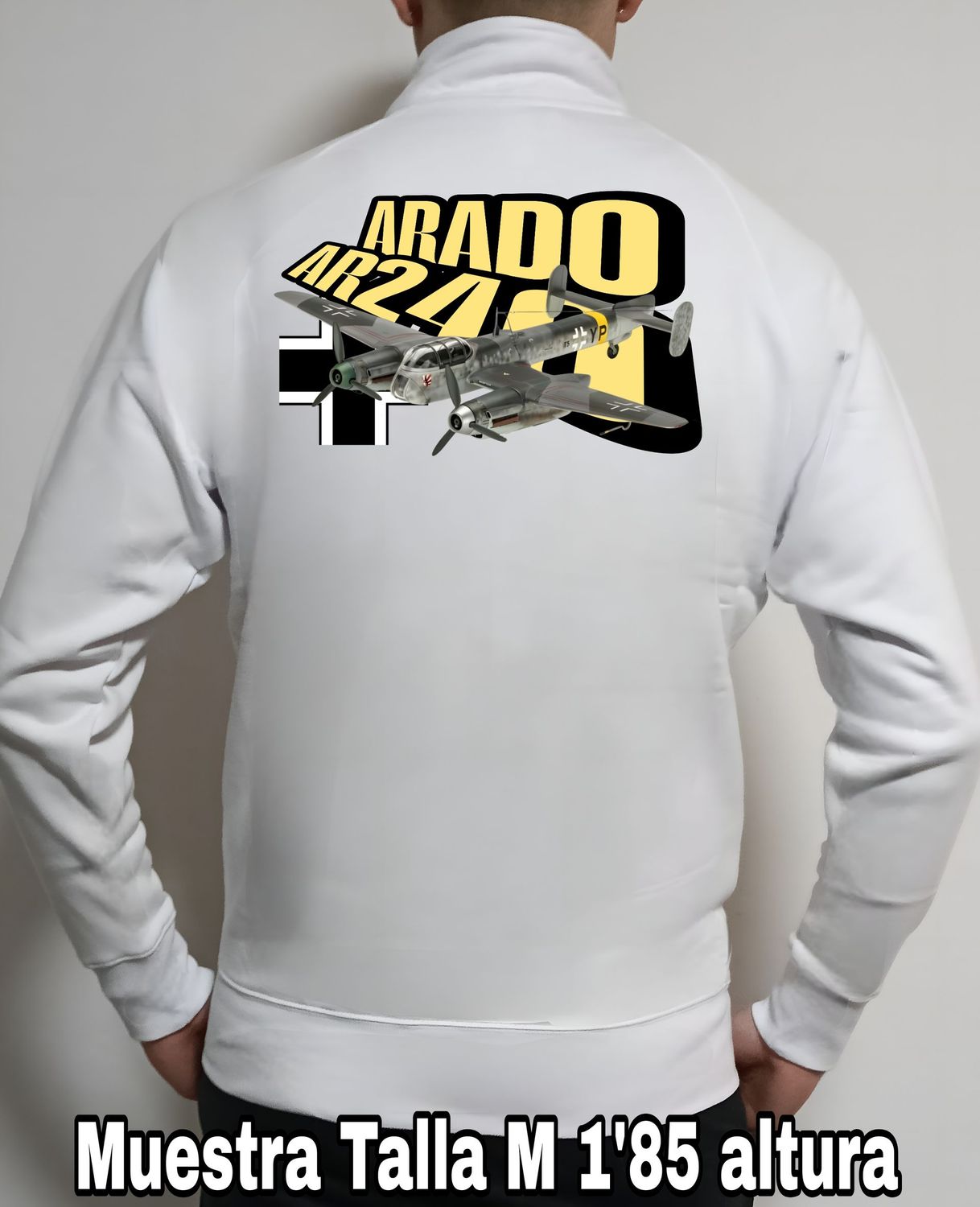 Sudadera cremallera Arado AR-240 nº 1