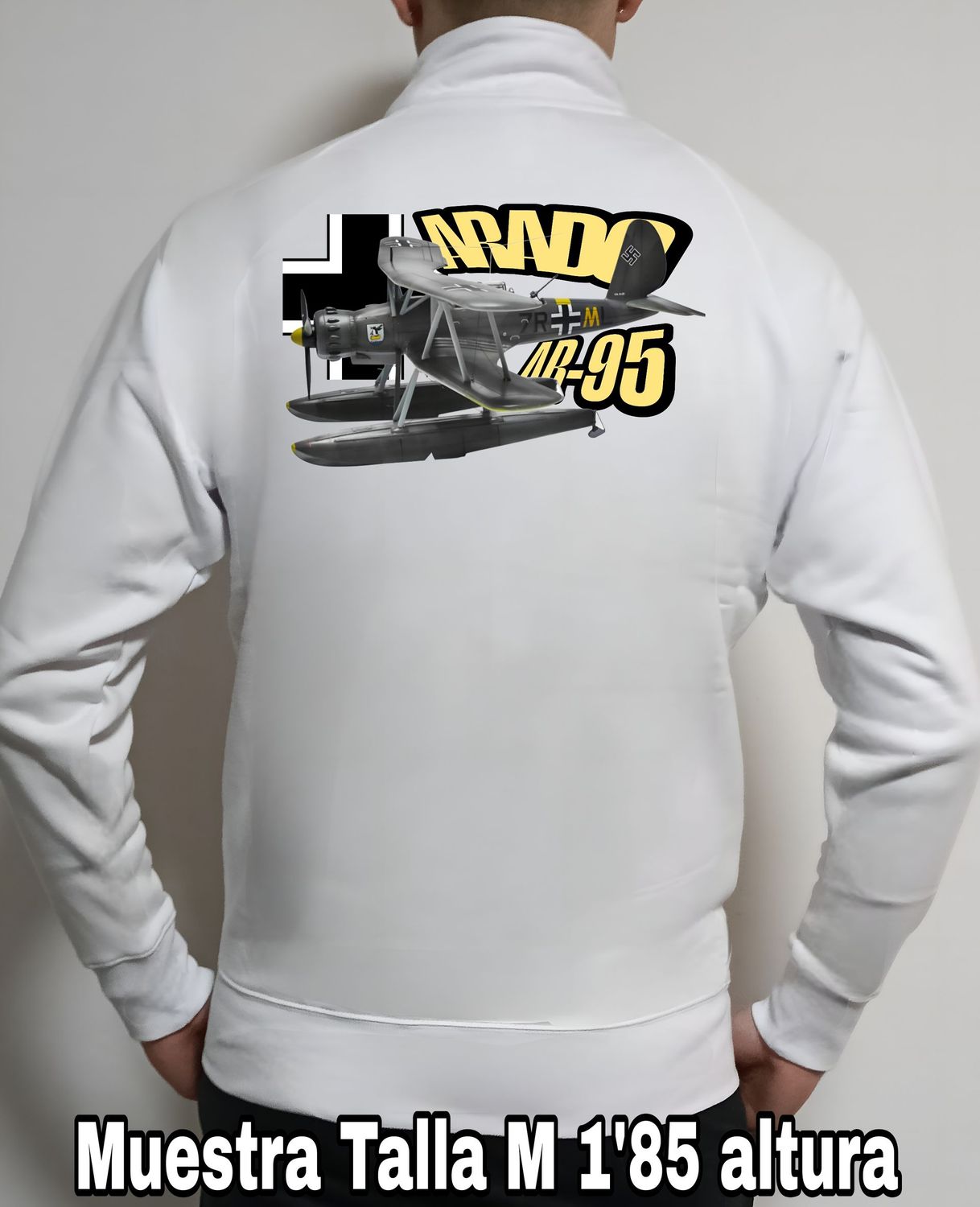 Sudadera cremallera Arado AR-95 nº 1