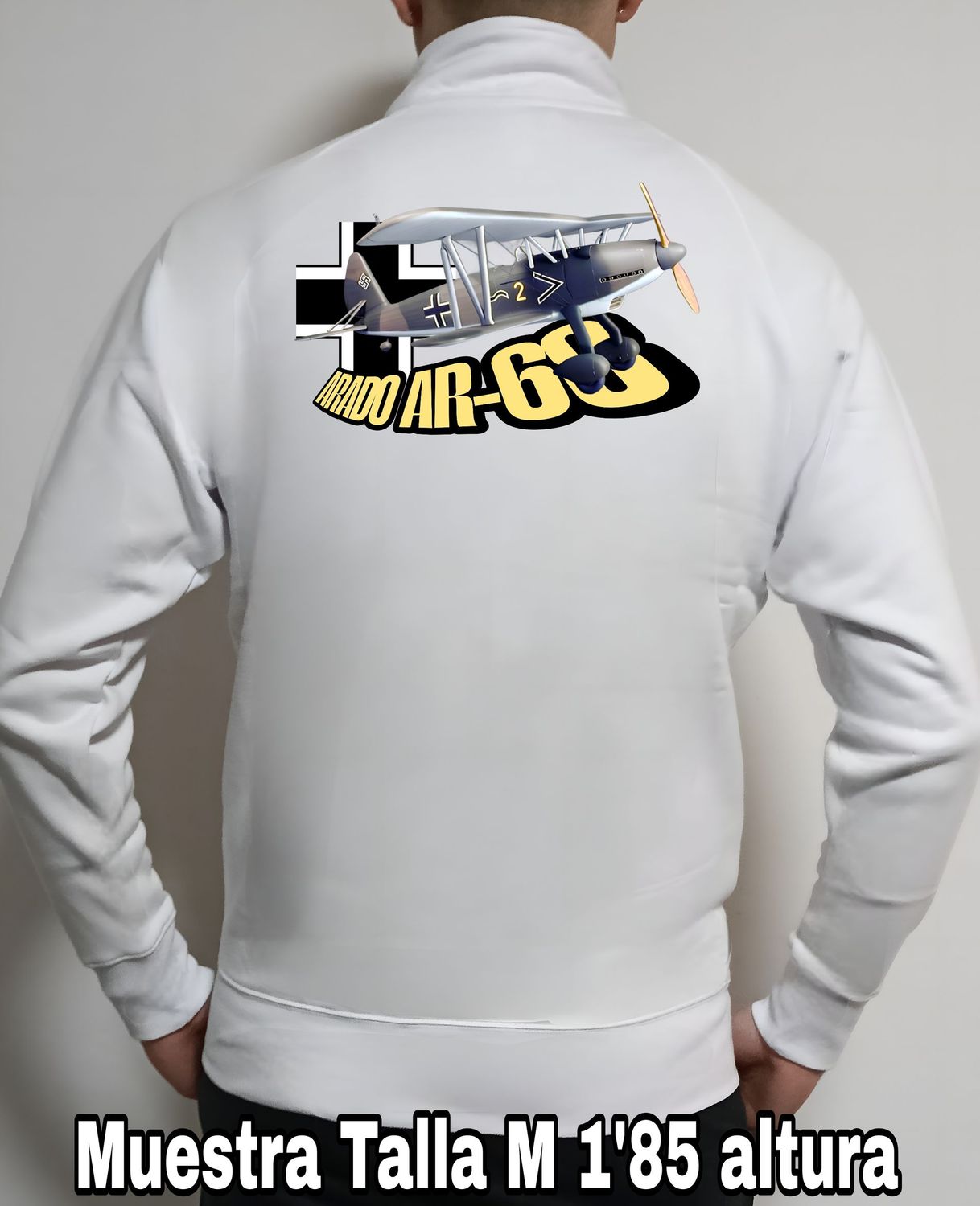 Sudadera cremallera Arado AR-68 nº 1