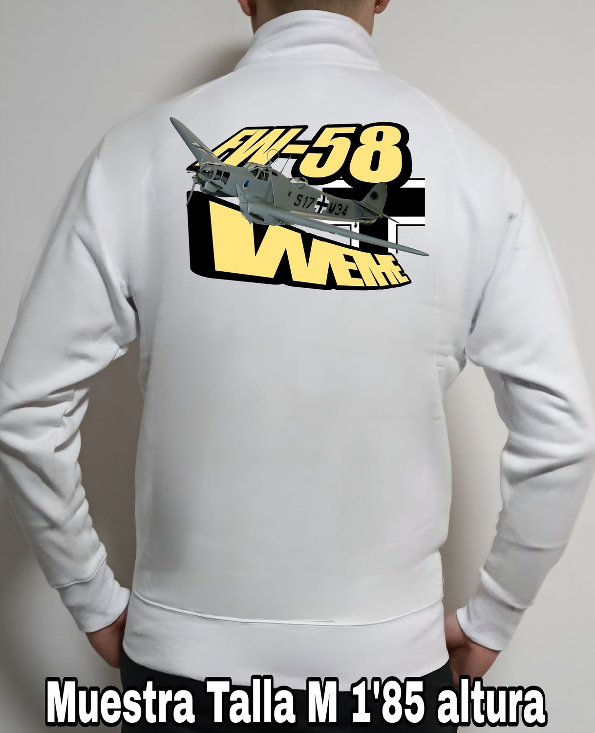 Sudadera cremallera Focke Wulf FW-58 nº 1