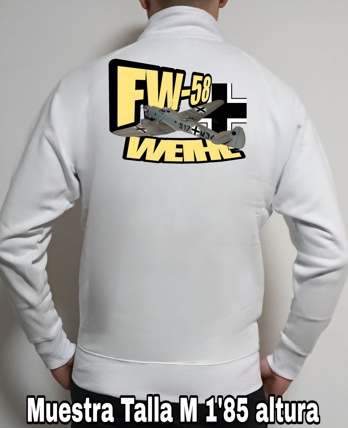 Sudadera cremallera Focke Wulf FW-58 nº 3