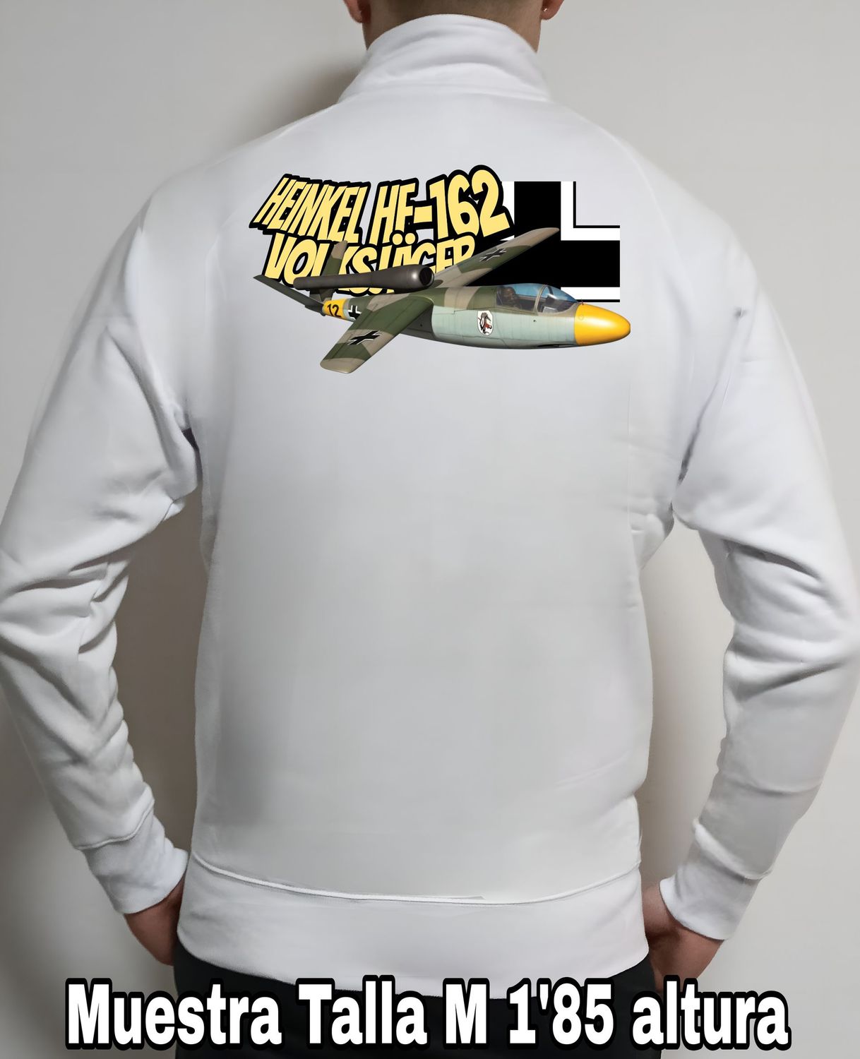Sudadera cremallera Heinkel He-162 VolksJäger nº 4