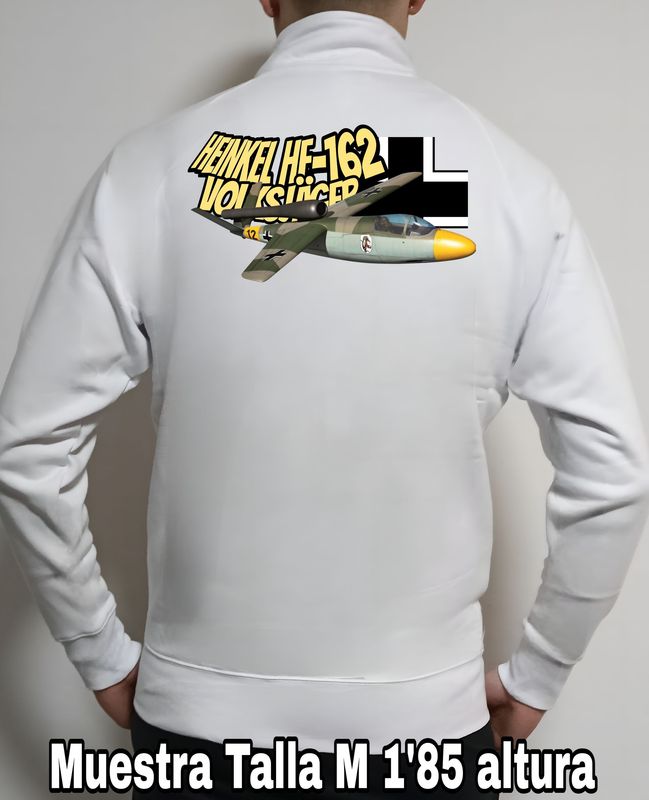 Sudadera cremallera Heinkel He-162 VolksJäger nº 4 Sudadera cremallera Heinkel He-162 VolksJäger nº 4