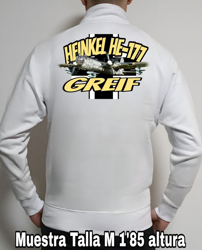 Sudadera cremallera Heinkel He-177 Greif nº 2 Sudadera cremallera Heinkel He-177 Greif nº 2