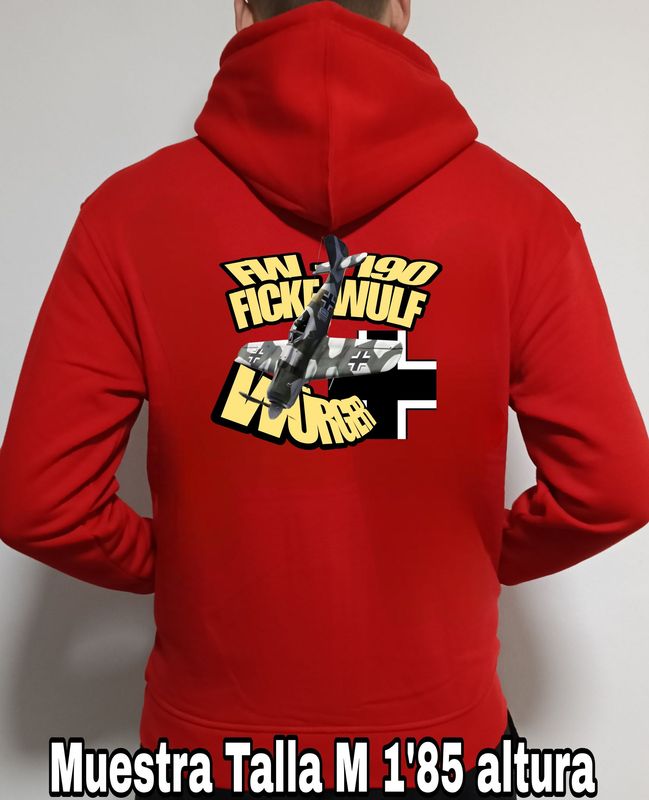Sudadera capucha y cremallera Focke Wulf FW190A  nº 4