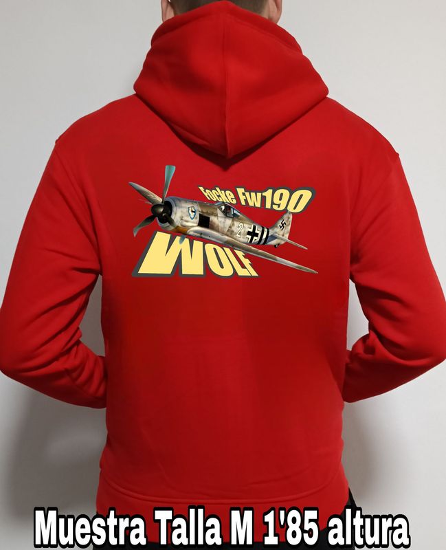 Sudadera capucha y cremallera Focke Wulf FW190A  nº 1