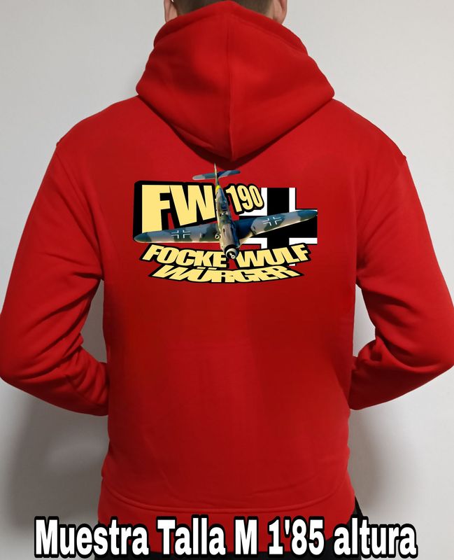 Sudadera capucha y cremallera Focke Wulf FW190A  nº 3