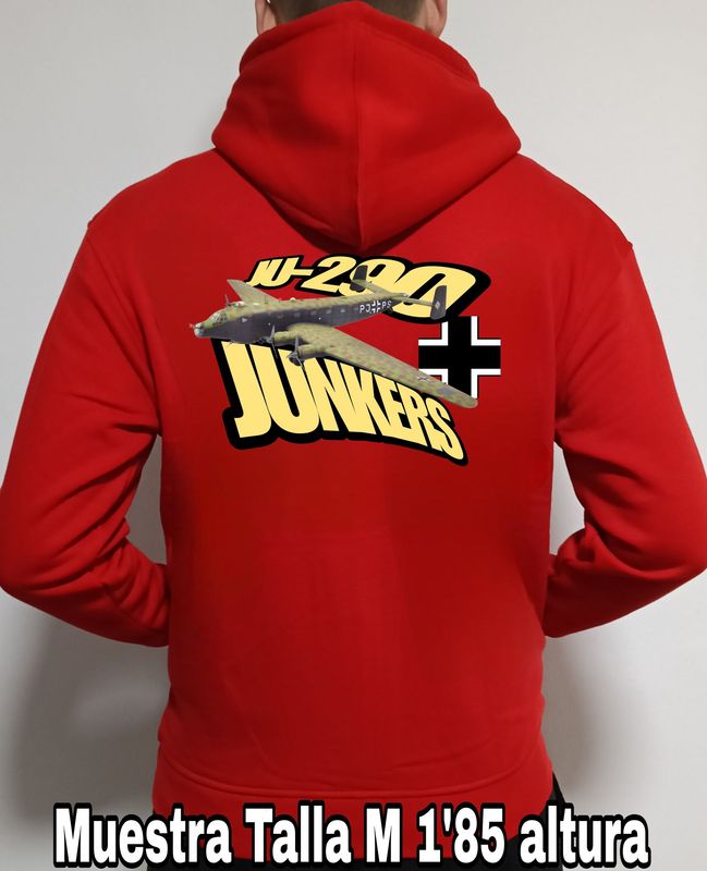 Sudadera capucha y cremallera Junkers JU-290  nº 3