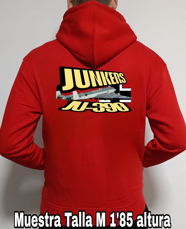 Sudadera capucha y cremallera Junkers JU-390 n° 2