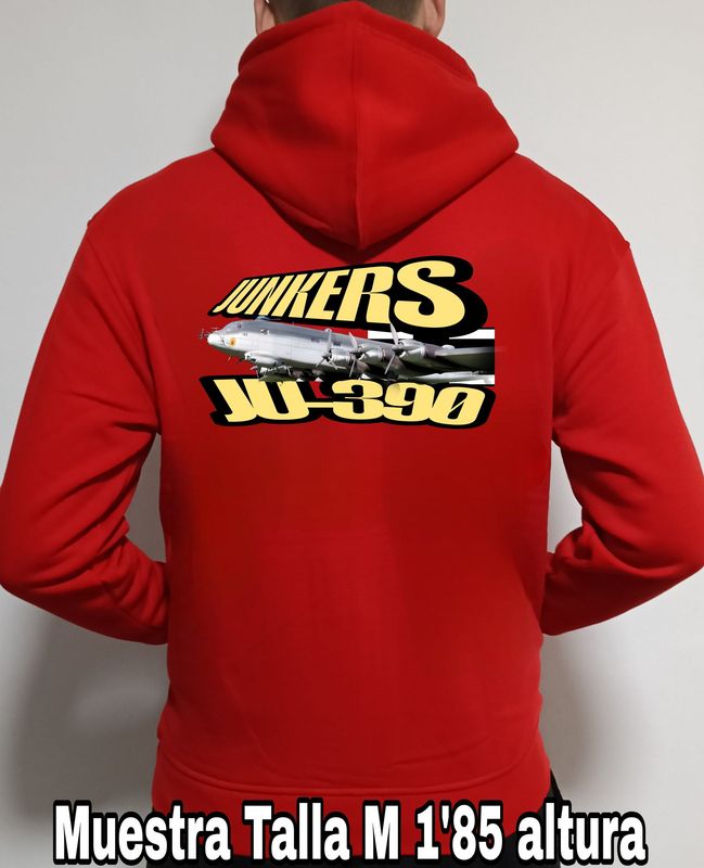 Sudadera capucha y cremallera Junkers JU-390 n° 3
