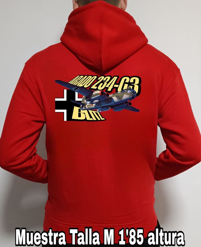 Sudadera capucha y cremallera Arado  AR-234 Blitz n° 2