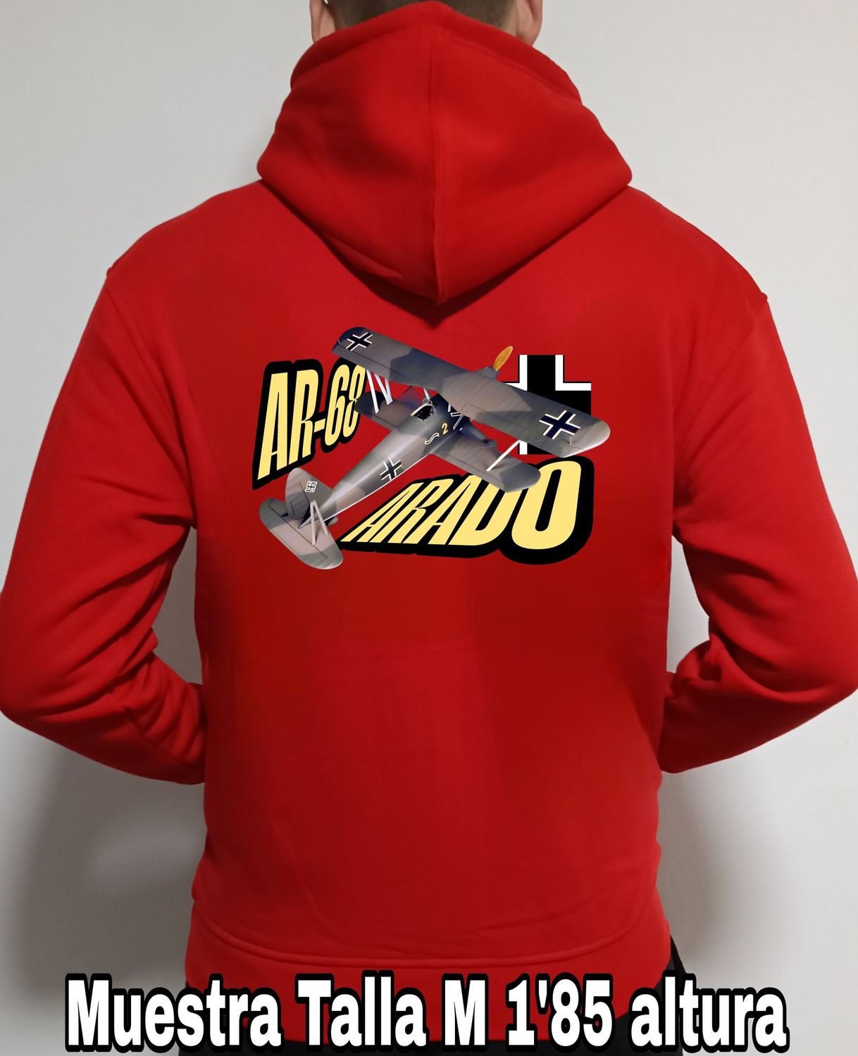 Sudadera capucha y cremallera Arado AR-68 n° 3 Sudadera capucha y cremallera Arado AR-68 n° 3