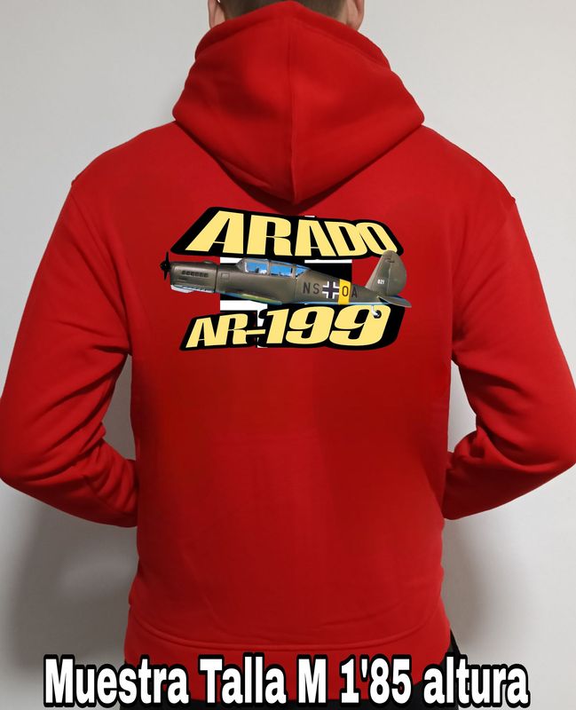 Sudadera capucha y cremallera Arado AR-199 n° 3 Sudadera capucha y cremallera Arado AR-199 n° 3