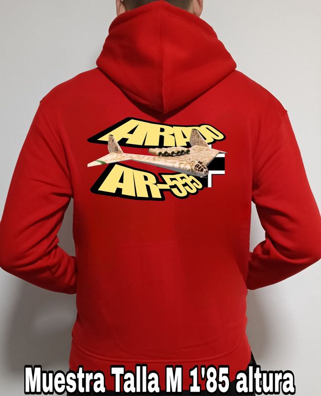 Sudadera capucha y cremallera Arado AR-555 n° 3
