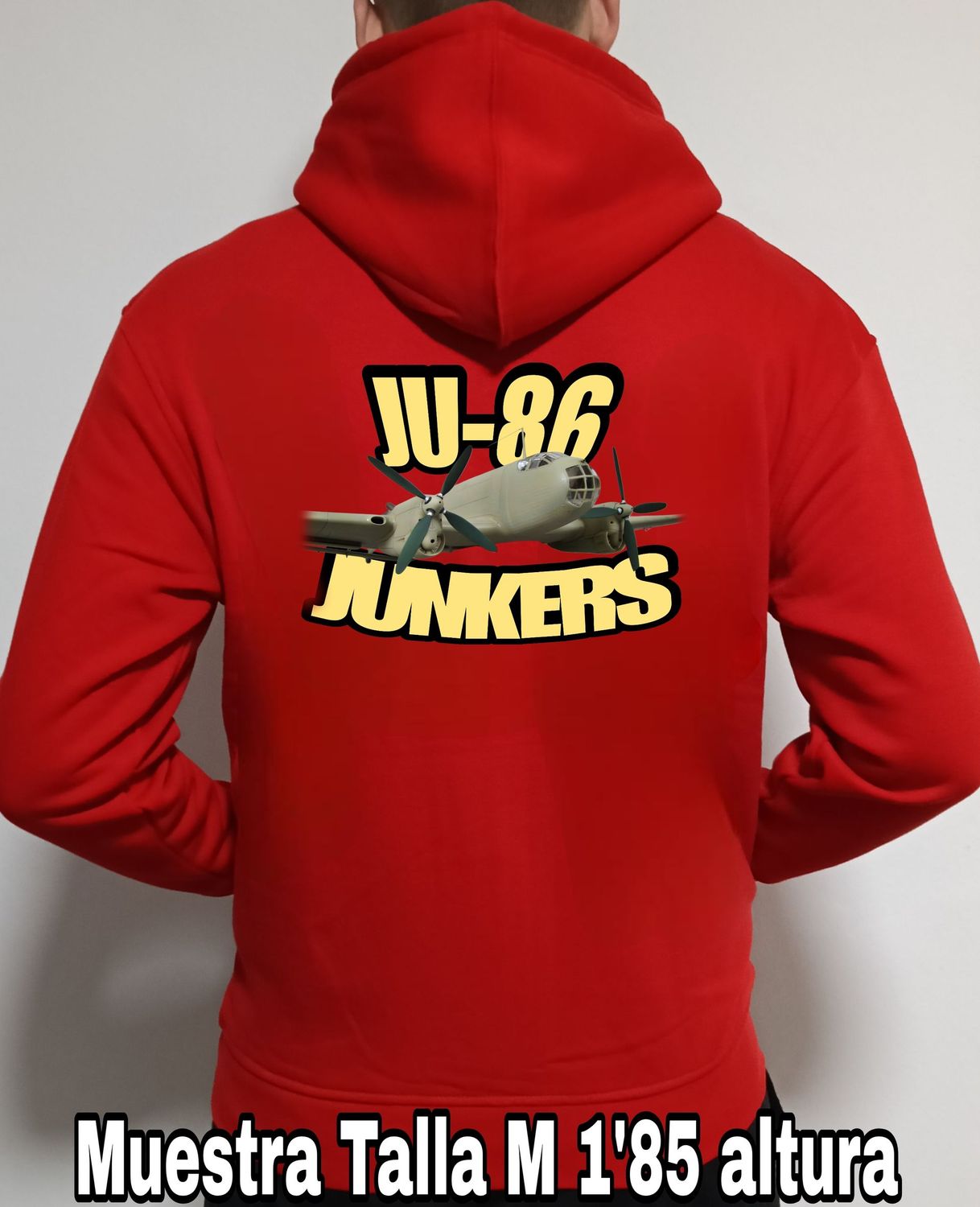 Sudadera capucha y cremallera Junkers JU-86  nº 2