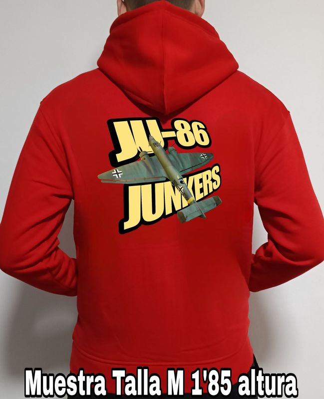 Sudadera capucha y cremallera Junkers JU-86  nº 4