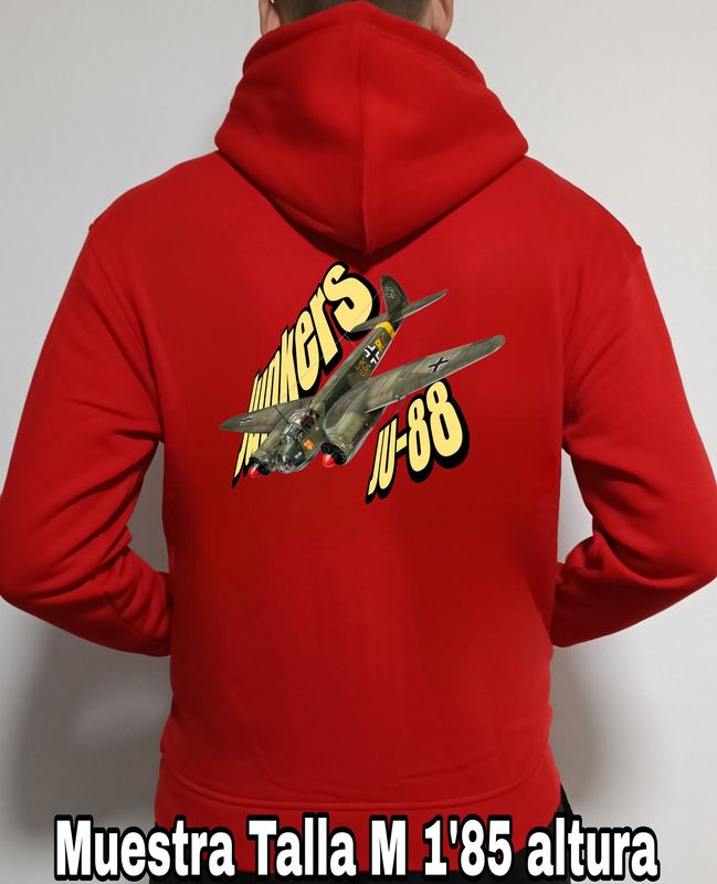 Sudadera capucha y cremallera Junkers JU-88  nº 3