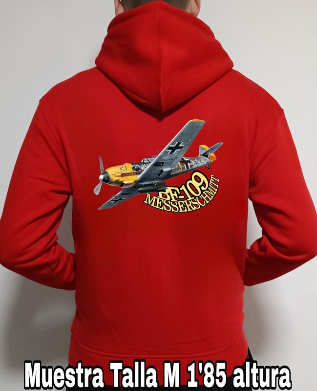 Sudadera capucha y cremallera Messerschmitt Bf-109  nº 2