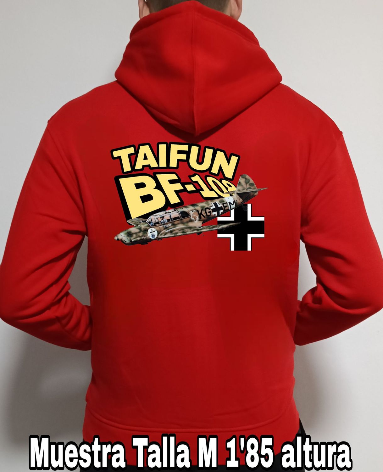 Sudadera capucha y cremallera Messerschitt BF-108 Taifun nº 2