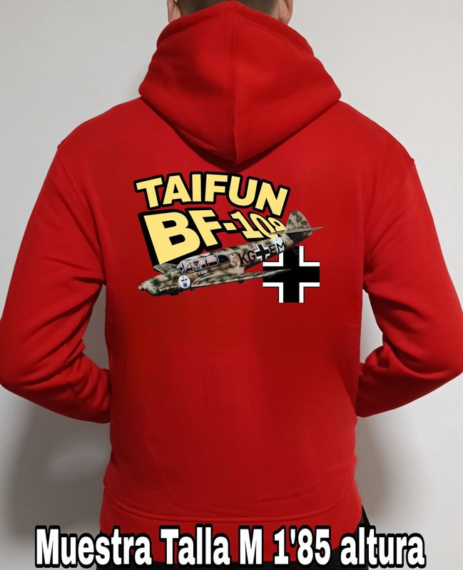Sudadera capucha y cremallera Messerschitt BF-108 Taifun nº 2