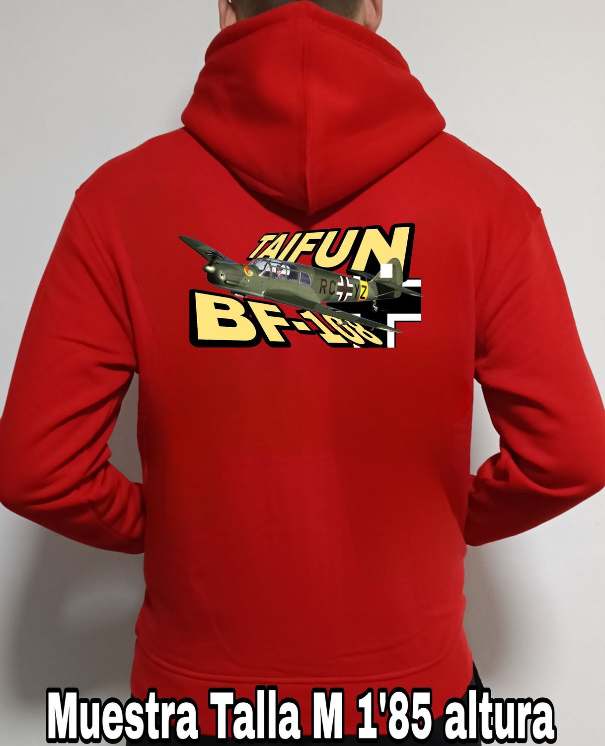 Sudadera capucha y cremallera Messerschitt BF-108 Taifun nº 4