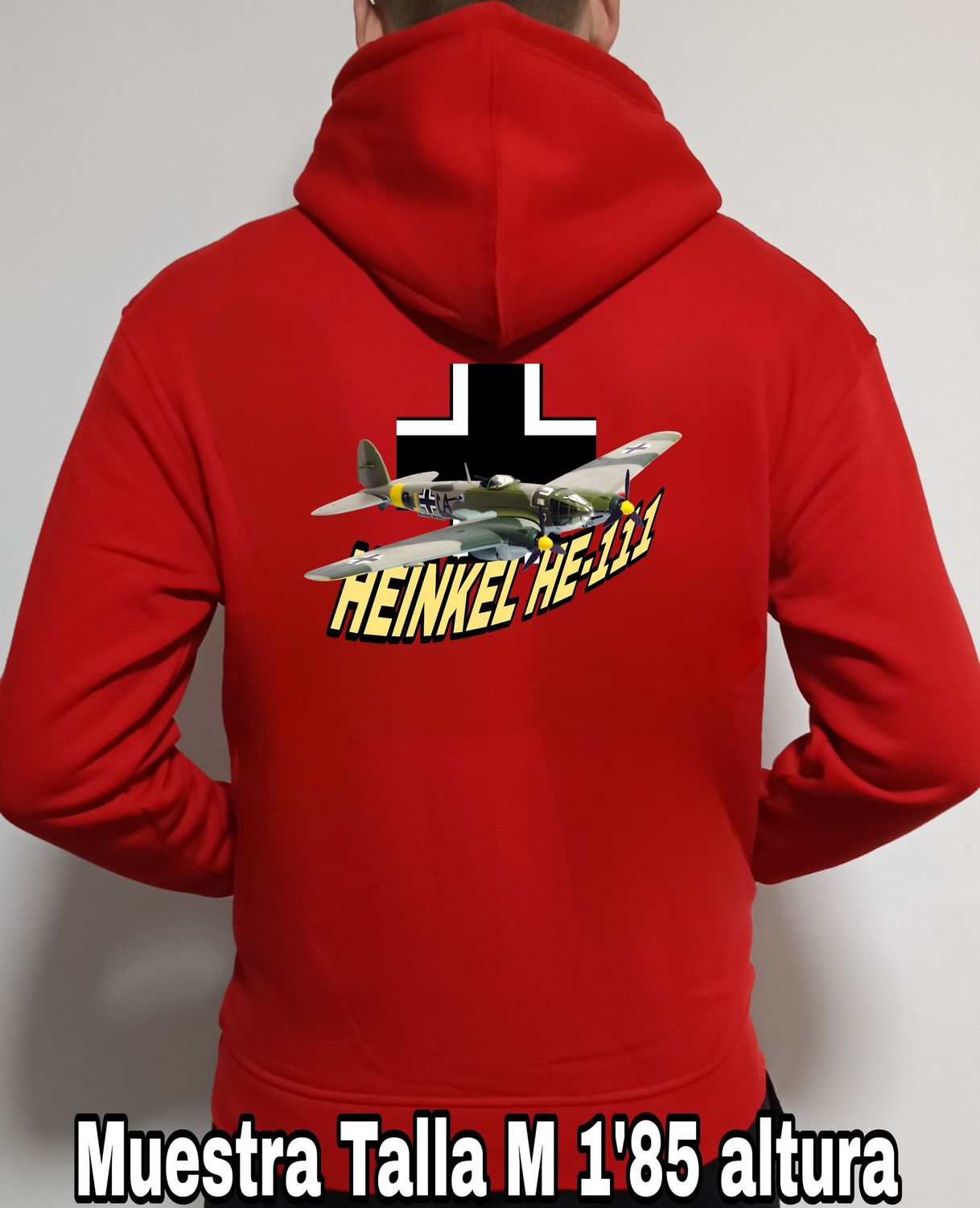 Sudadera capucha y cremallera Heinkel HE-111 n° 2 Sudadera capucha y cremallera Heinkel HE-111 n° 2