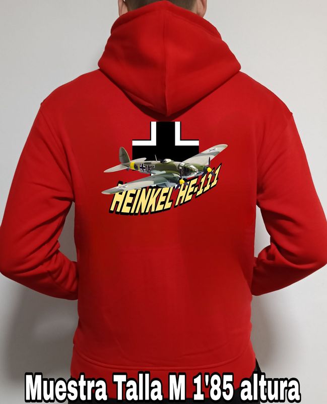 Sudadera capucha y cremallera Heinkel HE-111 n° 2