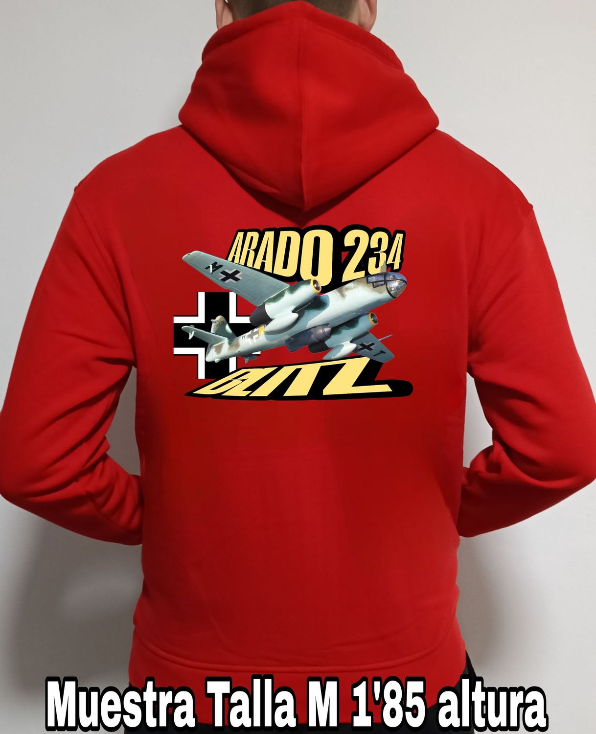 Sudadera capucha y cremallera Arado  AR-234 Blitz n° 4
