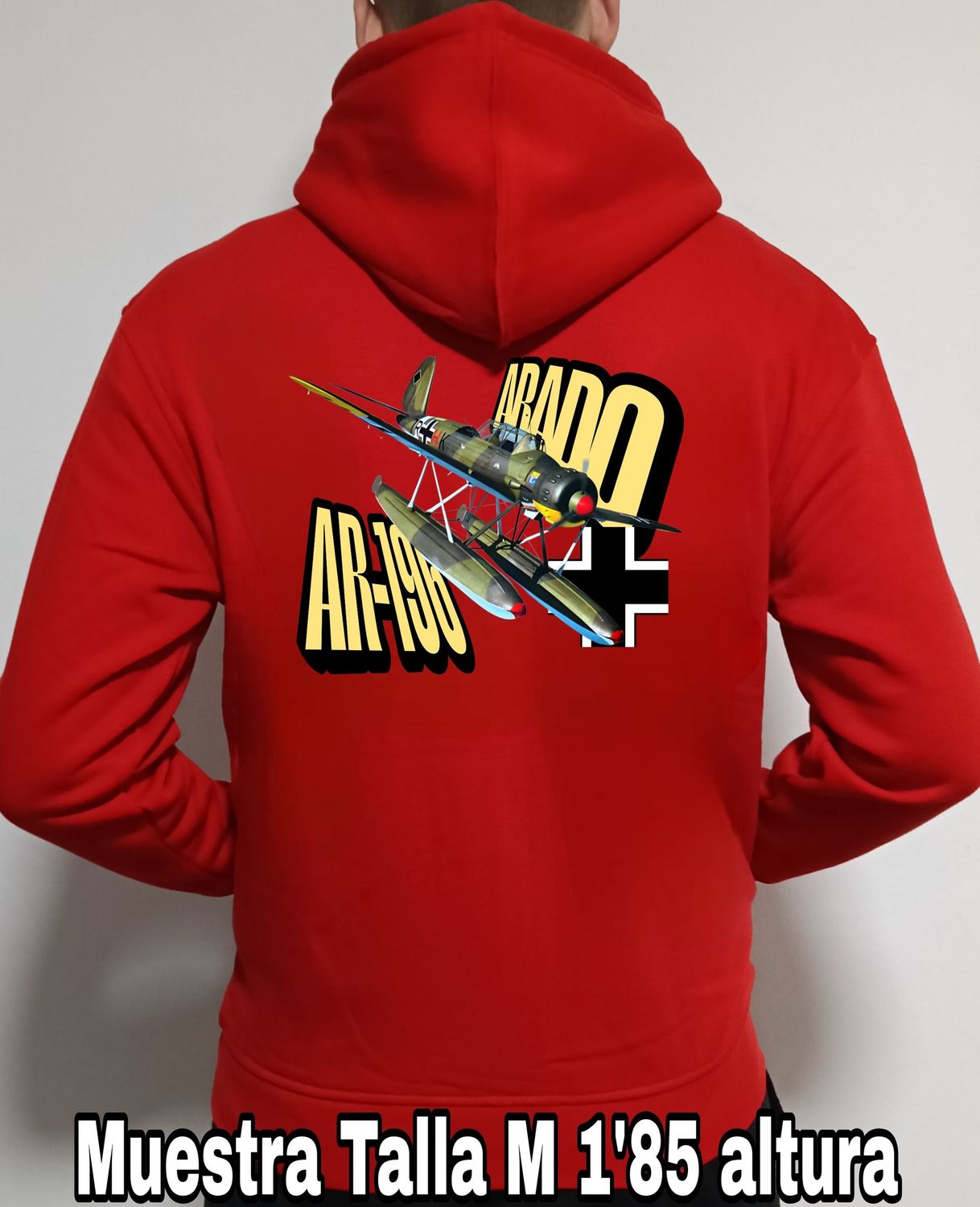 Sudadera capucha y cremallera Arado  AR-196 n° 2