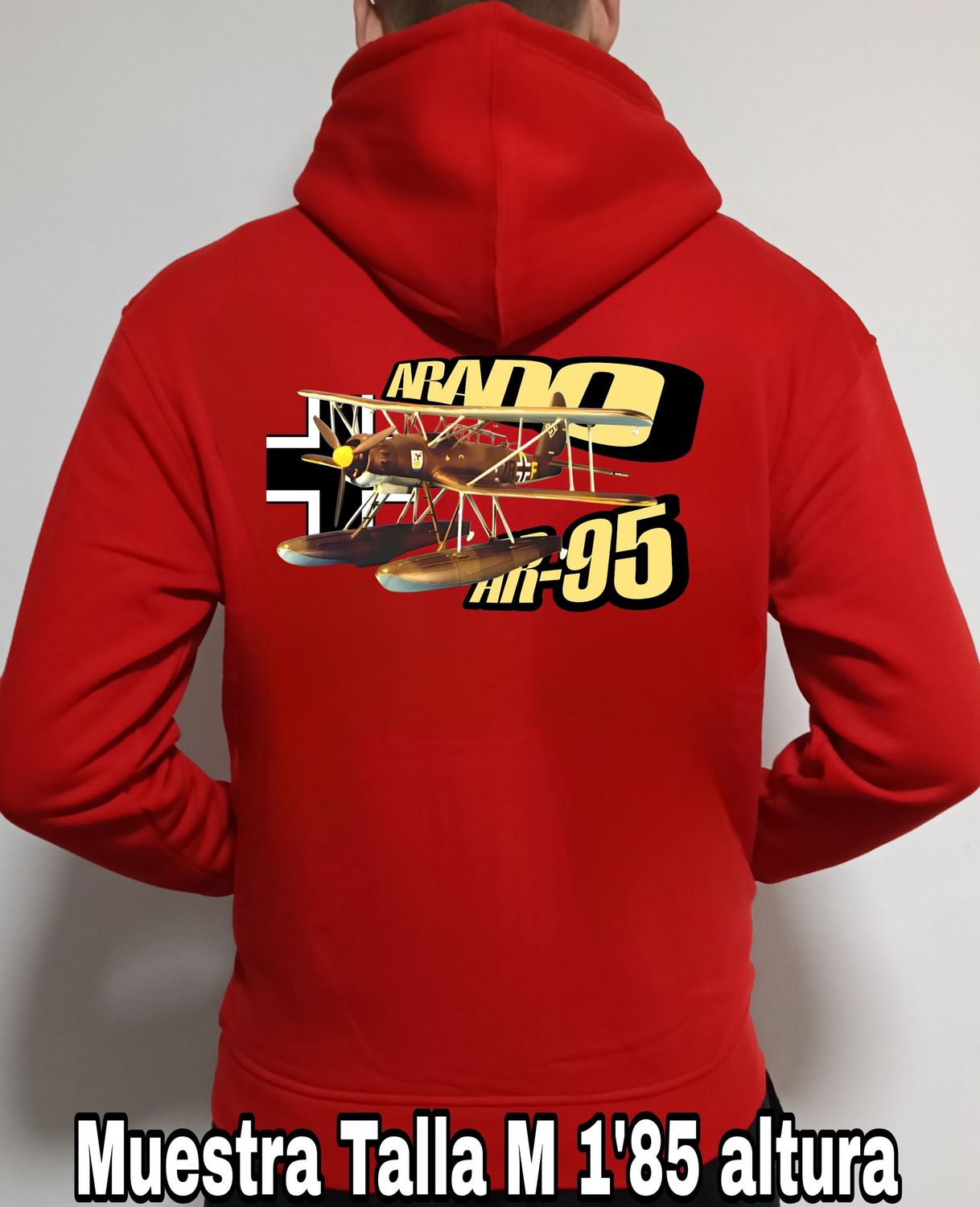 Sudadera capucha y cremallera Arado AR-95 n° 4 Sudadera capucha y cremallera Arado AR-95 n° 4
