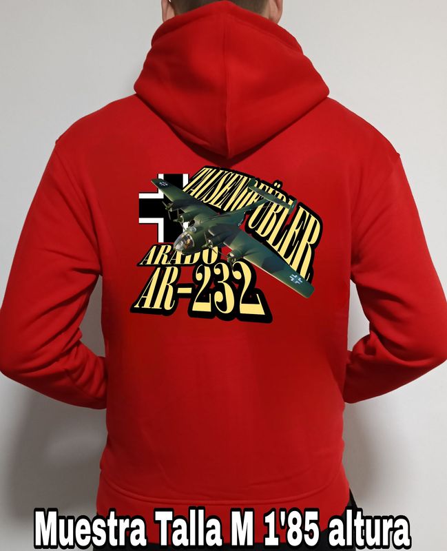 Sudadera capucha y cremallera Arado AR-232 Tausenofübler n° 2 Sudadera capucha y cremallera Arado AR-232 Tausenofübler n° 2