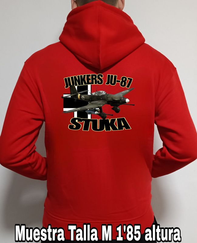 Sudadera capucha y cremallera Junkers JU-87 Stuka  nº 4