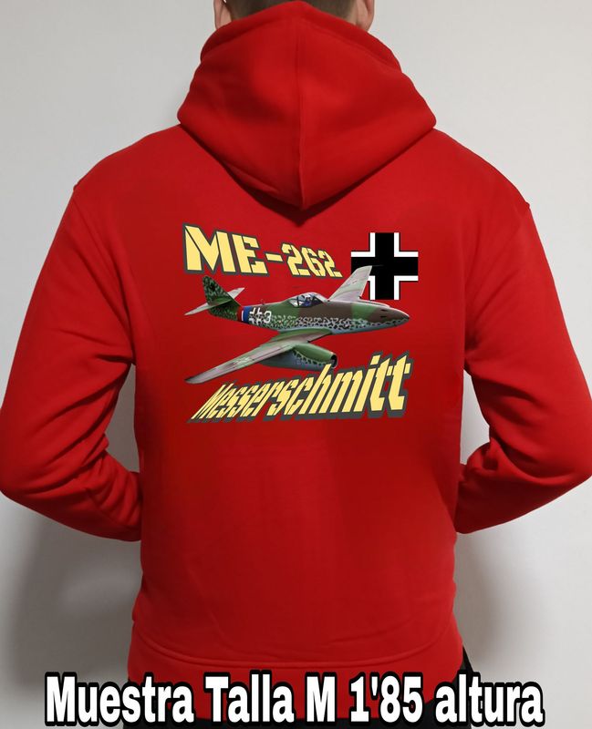 Sudadera capucha y cremallera Messerschmitt Me-262  nº 4